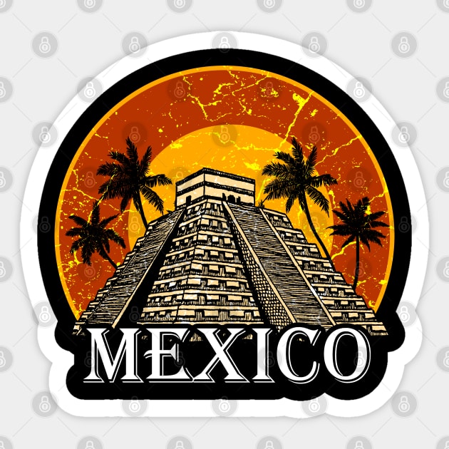 Mexican Pyramid Sticker by Mila46